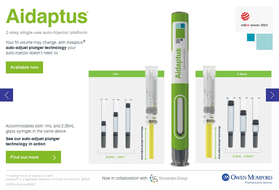 Owen Mumford - Pharma Technology Focus | Issue 133 | August 2023