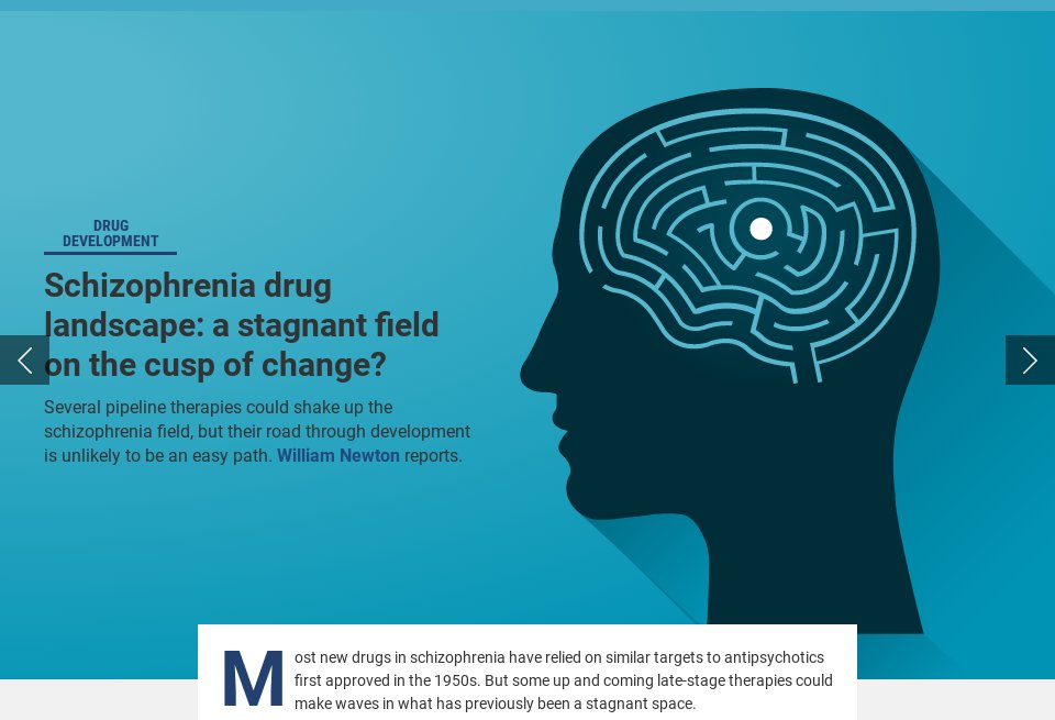 Schizophrenia Drug Landscape A Stagnant Field On The Cusp Of Change     Screenshot 