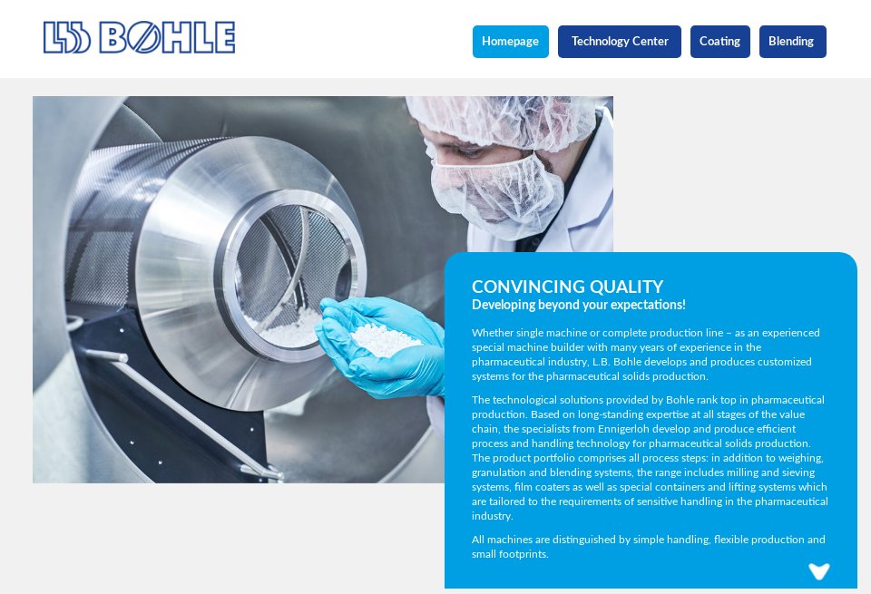 LB Bohle - Pharma Technology Focus | Issue 90 | January 2020