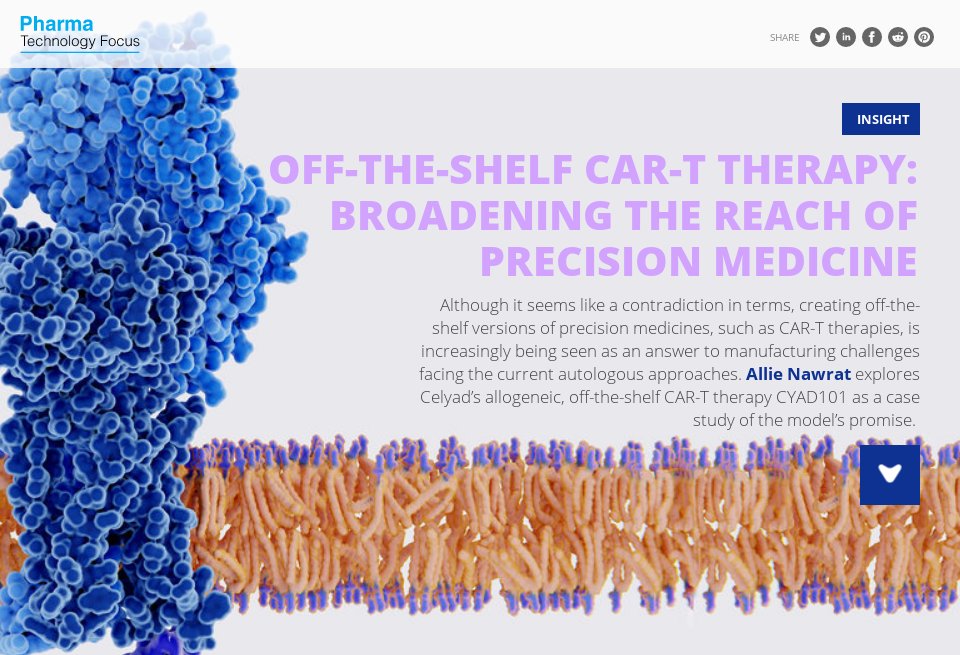 Offtheshelf CART therapy broadening the reach of precision medicine