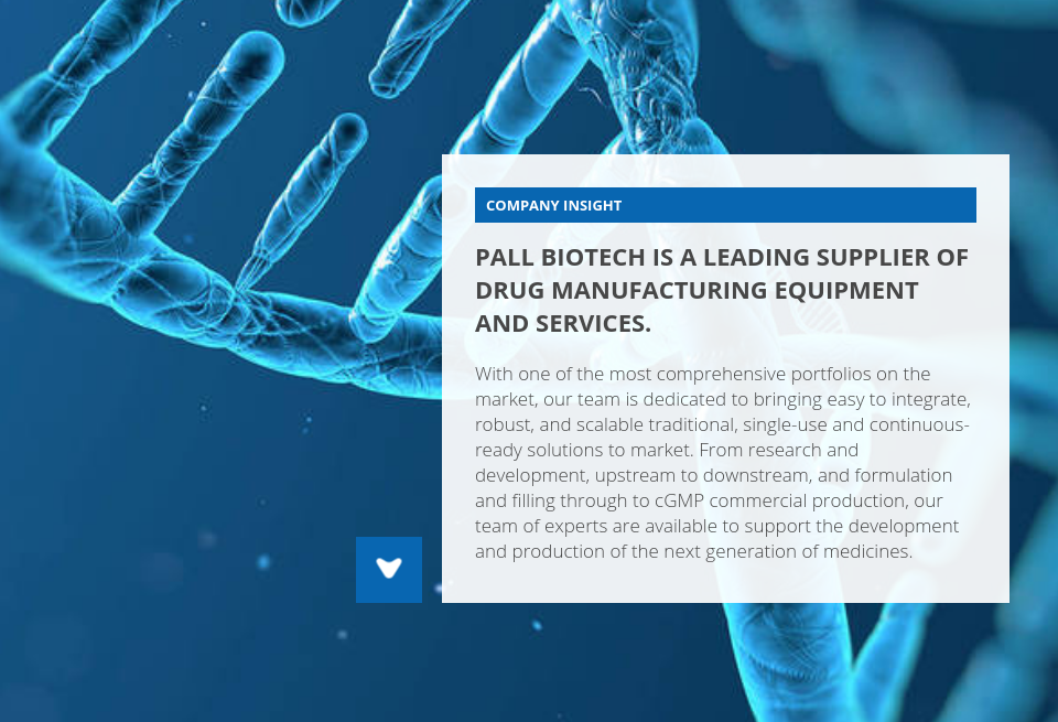 Pall Biotech Company Insight - Pharma Technology Focus | Issue 71 ...