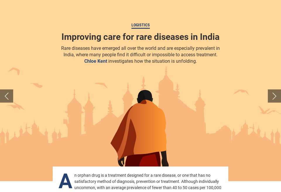 Improving care for rare diseases in India Pharma Technology Focus