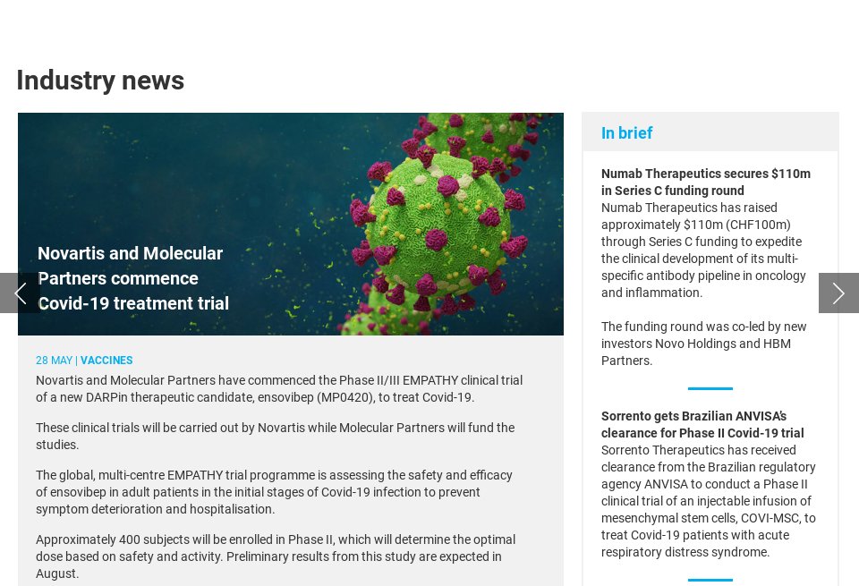 The pharma industry key list - Pharma Technology Focus | Issue 107 ...