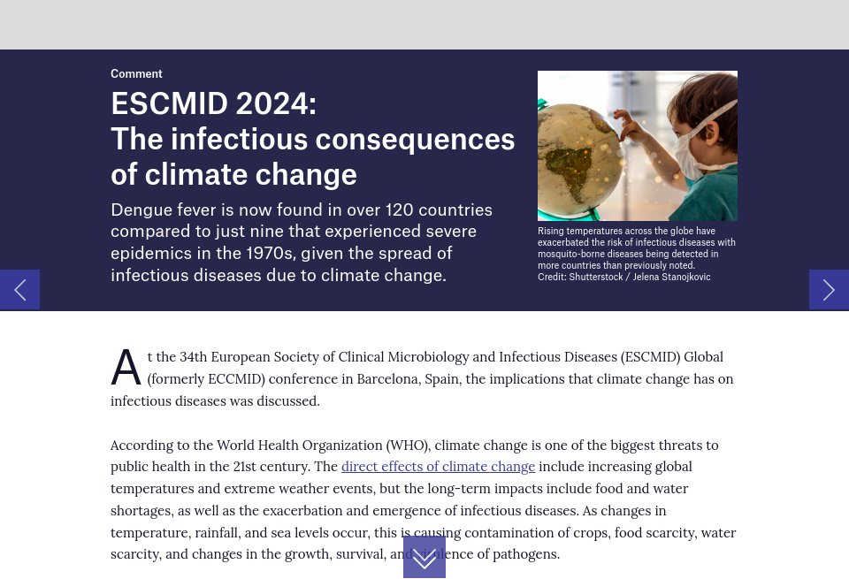 ESCMID 2024: The infectious consequences of climate change - Pharma ...