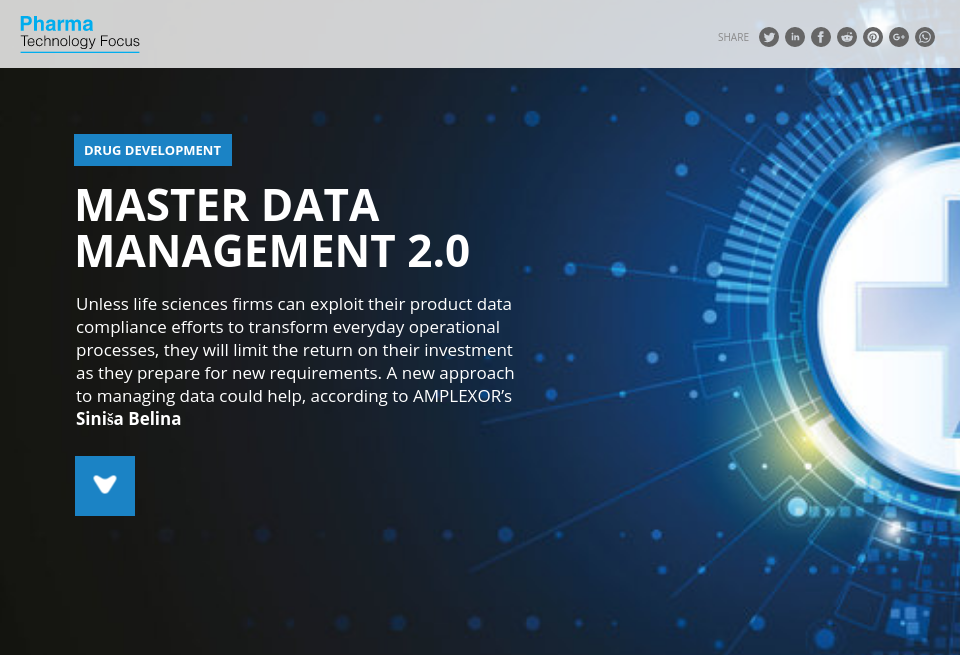 Master Data Management 2.0 - Pharma Technology focus | Issue 68 | March ...